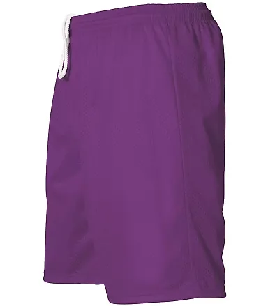 Alleson Athletic 567P Mesh Shorts Purple front view