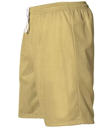 Alleson Athletic 567P Mesh Shorts Vegas Gold front view