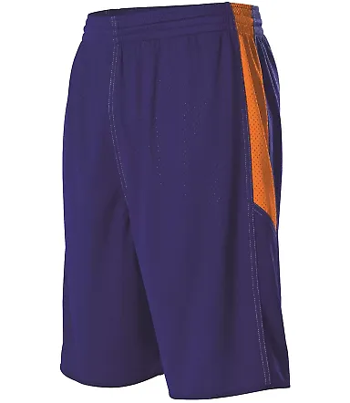 Alleson Athletic 589PSP Single Ply Reversible Bask in Royal/ orange front view