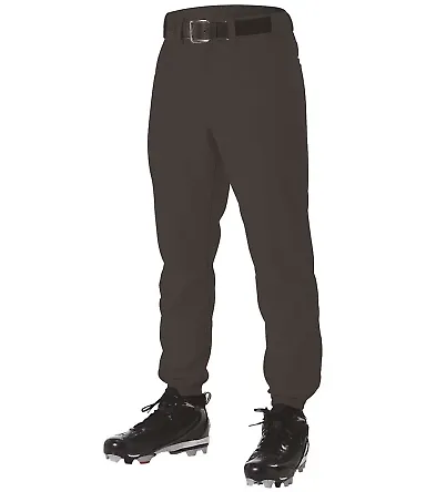 Alleson Athletic 605P Baseball Pants Black front view