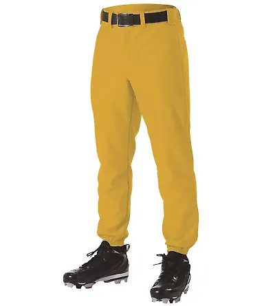 Alleson Athletic 605P Baseball Pants Gold front view