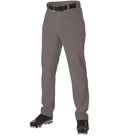 Alleson Athletic 605WLPY Youth Baseball Pants Charcoal front view