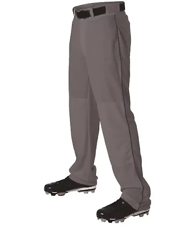 Alleson Athletic 605WLBY Youth Baseball Pants With Charcoal/ Navy front view