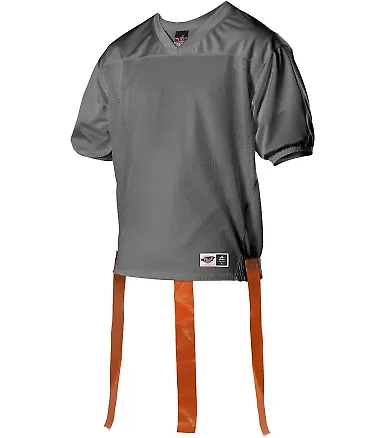 Alleson Athletic 762FFJY Youth Hero Flag Football  Charcoal front view