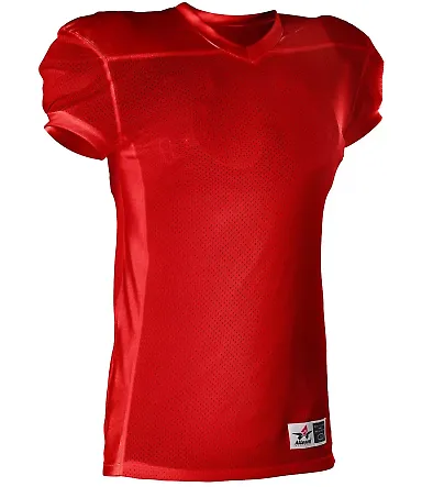 Alleson Athletic 750E Football Jersey in Red front view