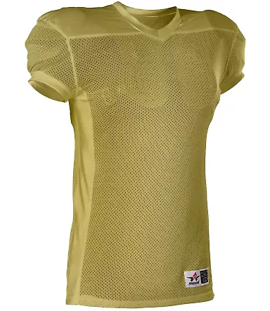 Alleson Athletic 750E Football Jersey in Vegas gold front view