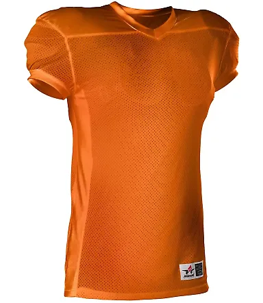 Alleson Athletic 750EY Youth Football Jersey in Orange front view