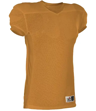 Alleson Athletic 750EY Youth Football Jersey in Texas orange front view