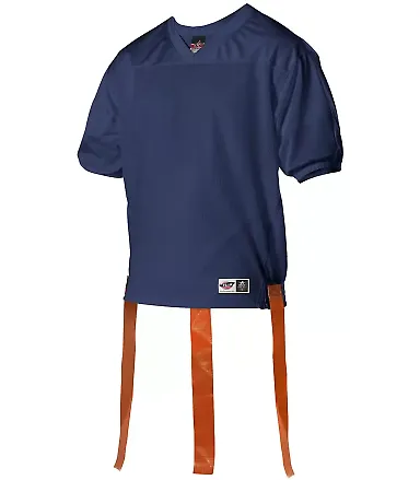 Alleson Athletic 762FFJ Hero Flag Football Jersey Navy front view