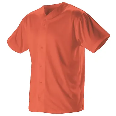 Alleson Athletic 52MBFJ Full Button Lightweight Ba Orange front view
