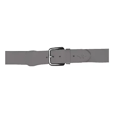 Alleson Athletic 3BBA Baseball Belt 1.5 Width Silver front view