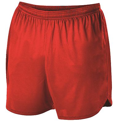 Alleson Athletic R3LFPW Women's Woven Track Shorts Red front view