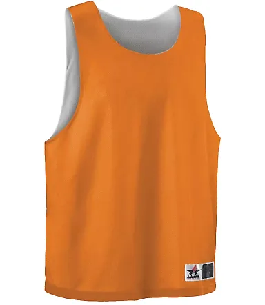 Alleson Athletic LP001A Lacrosse Jersey in Orange/ white front view