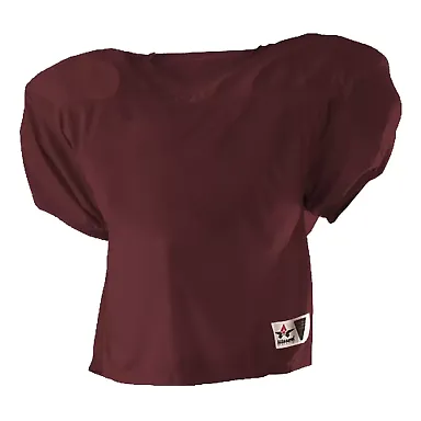 Alleson Athletic 705 Practice Football Jersey Maroon front view