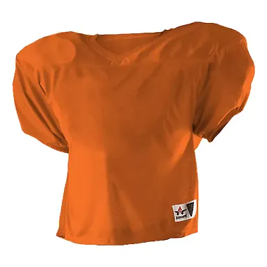 Alleson Athletic 705 Practice Football Jersey Orange front view