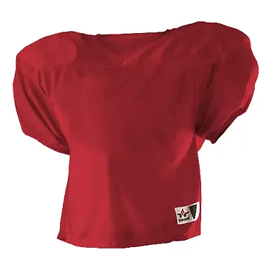 Alleson Athletic 705 Practice Football Jersey Red front view