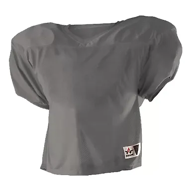 Alleson Athletic 705 Practice Football Jersey Silver front view