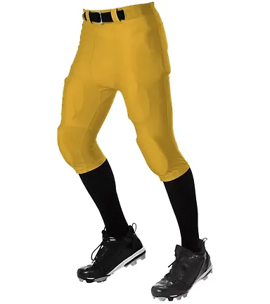 Alleson Athletic 675NF No Fly Football Pants with  Gold front view