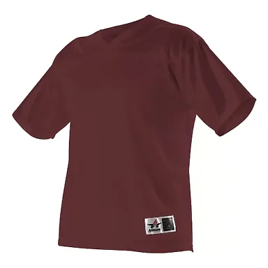 Alleson Athletic 703FJ Fanwear Football Jersey Maroon front view
