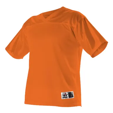 Alleson Athletic 703FJY Youth Fanwear Football Jer Orange front view