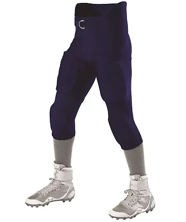 Alleson Athletic 689SY Youth Intergrated Football Navy front view