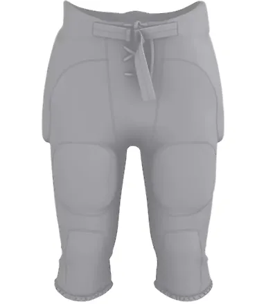 Alleson Athletic 687P Solo Football Pants Grey front view