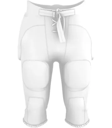 Alleson Athletic 687P Solo Football Pants White front view