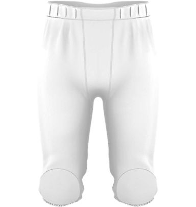 Alleson Athletic 687PY Youth Solo Series Integrate White front view
