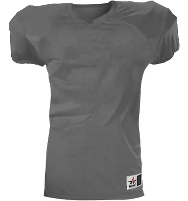 Alleson Athletic 751Y Youth Pro Game Football Jers in Charcoal front view