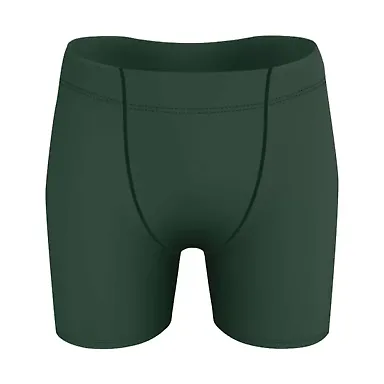 Alleson Athletic RS07A Compression Shorts Forest front view