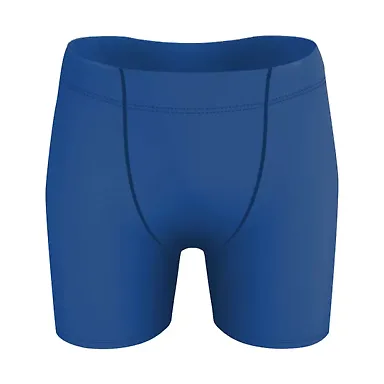 Alleson Athletic RS07A Compression Shorts Royal front view