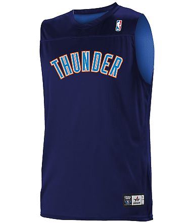 Alleson Athletic A105LA NBA Logo'd Reversible Game in Oklahoma city thunder front view