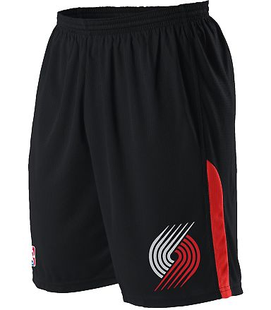 Alleson Athletic A205LA NBA Logo'd Shorts in Portland trailblazers front view