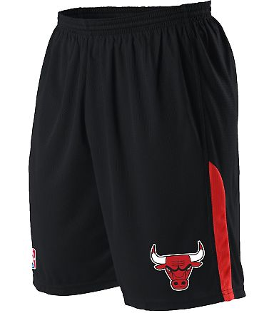 Alleson Athletic A205LY Youth NBA Logo'd Game Shor in Chicago bulls front view