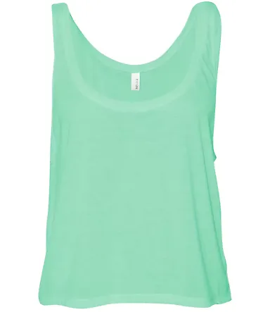 BELLA 8880 Womens Cropped Tank Crop Top MINT front view