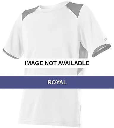 Alleson Athletic 530CJY Youth Baseball Crew Jersey Royal front view