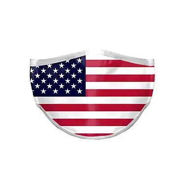 Alleson Athletic JBM100 3-Ply Sublimated Mask Flag front view