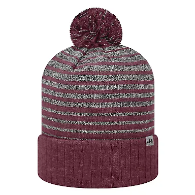 J America 5001 Ritz Knit in Burgundy front view