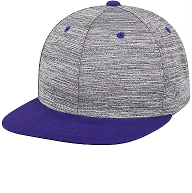 J America 5509 Backstop Cap Purple front view