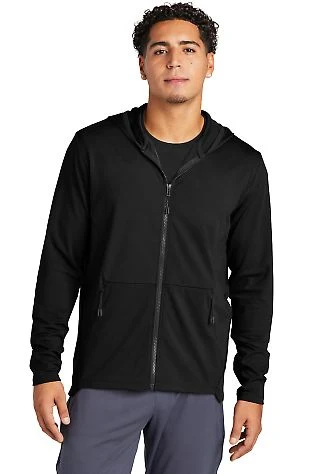 Sport Tek ST870 Sport-Tek   Circuit Hooded Full-Zi in Deepblack front view