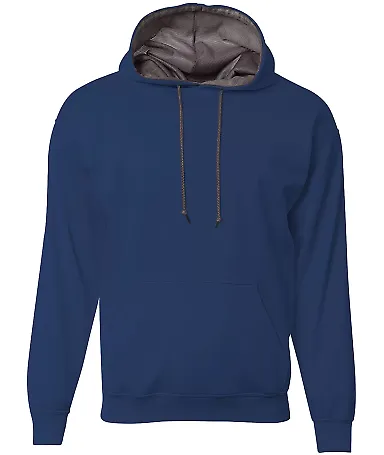 A4 Apparel N4279 Men's Sprint Tech Fleece Hooded S NAVY front view