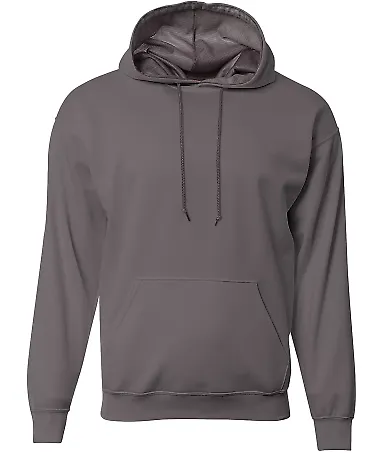 A4 Apparel N4279 Men's Sprint Tech Fleece Hooded S GRAPHITE front view
