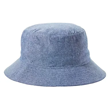 Big Accessories BA676 Crusher Bucket Hat BLUE CHAMBRAY front view