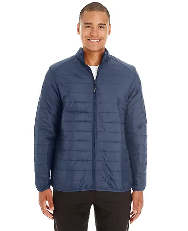 Core 365 CE700T Men's Tall Prevail Packable Puffer CLASSIC NAVY front view