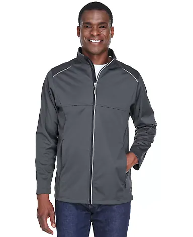 Core 365 CE708T Men's Tall Techno Lite Three-Layer CARBON front view