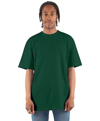 Shaka Wear SHRHSS Adult 6.5 oz., RETRO Heavyweight in Green front view