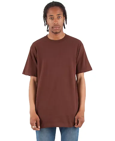 Shaka Wear SHASS Adult 6 oz., Active Short-Sleeve  in Brown front view