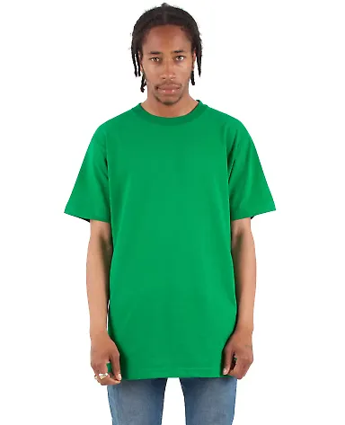 Shaka Wear SHASS Adult 6 oz., Active Short-Sleeve  in Kelly green front view