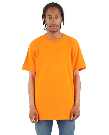 Shaka Wear SHASS Adult 6 oz., Active Short-Sleeve  in Orange front view