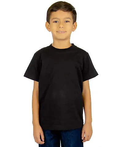 Shaka Wear SHSSY Youth 6 oz., Active Short-Sleeve  in Black front view
